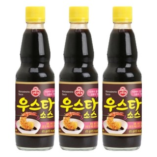 OTTOGI 不倒翁 伍斯特醬, 415g, 3瓶