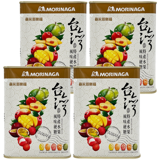 MORINAGA 森永多樂福台灣特產風味硬水果糖, 180g, 4罐
