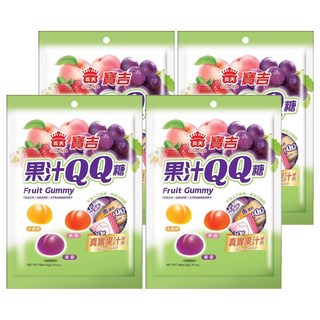 義美 寶吉果汁QQ糖 綜合, 88g, 4袋