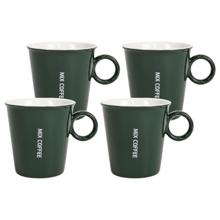 Paulus 新款即溶咖啡馬克杯, 綠色, 4個