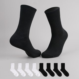 삭피엔스 남성용 논쿠션 장목 스포츠 밴드 양말 8켤레 세트