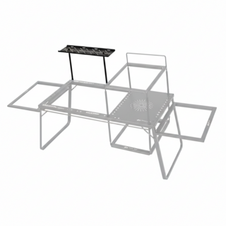 ShineTrip 山趣 05系列 黑霧IGT露營桌層板套裝, 黑色