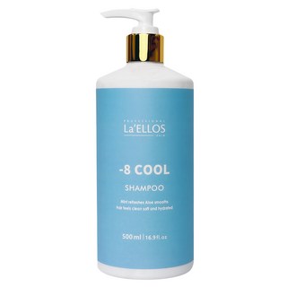 La'ELLOS 愛諾斯 負8度COOL涼抗屑洗髮精 調理油脂分泌 深層淨化毛孔, 500ml, 1瓶