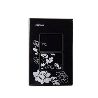 Homecoco Charmant 2開關 黑色, 黑色的, 1個