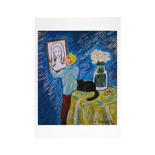 all new frame 人把藝術掛在牆上圖案掛畫, 帆布