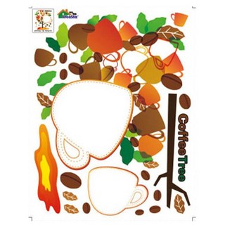 居家創意 夜光裝飾壁貼, 咖啡樹