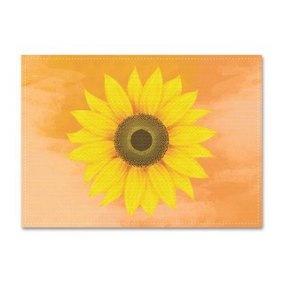 MONOMANI 布質掛畫 橘色向日葵, 混合顏色