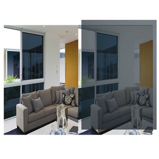 DEKOREA 窗戶太陽隔熱膜 RSI-15 反射膜, 銀色