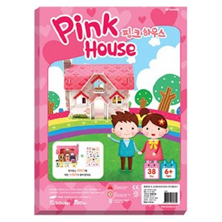 뜯어만드는세상 핑크하우스 입체퍼즐, 7세 이상, 1개, 1개