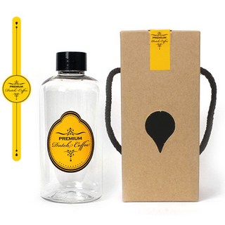 Glassdomae PET透明水瓶 DTB250 250ml+手提包裝盒組, 250ml, 10組, 1號