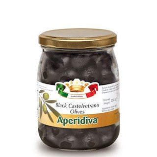 罐裝黑橄欖, 350克, 1個