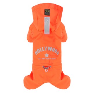 퍼피엔젤 다기능 강아지 레인코트, 358 오렌지, 1개