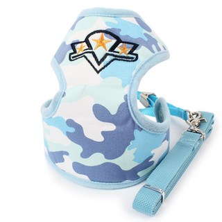 ZEZEPET KIZBON 彩色迷彩胸背帶 藍色 PYW9019, S, 1 個, 1個