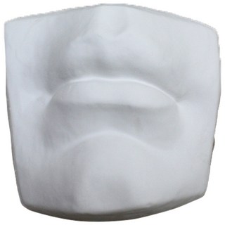 MORYARTS 人體嘴部石膏像, 1 個, 20 x 17 厘米