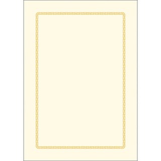 WOOJIN 300 Royal G131 獎狀用紙, 米色, 100張