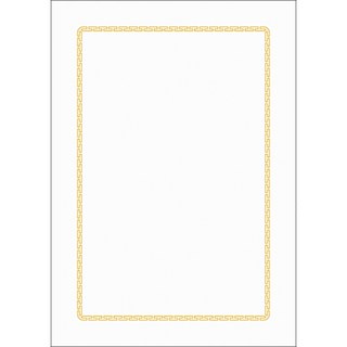 WOOJIN 7500 Pr13 獎狀用紙, 白色, 20張