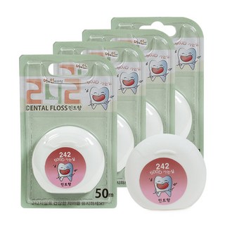 242 一般薄荷味牙線, 1個, 4入