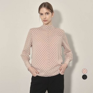 Olivia Lauren 女款圓點圖案領帶襯衫 VOCNL4F8311