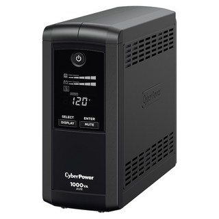 CyberPower 1000VA 不斷電系統，具有防雷擊與突波保護功能, CP1000AVRLCDA