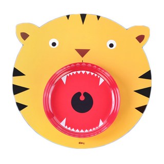 도이 헝그리 매트 + 보울, 호랑이, 1세트