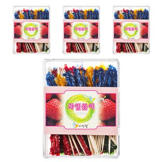 LIVINGWELL 紙傘水果竹籤, 160入, 4盒