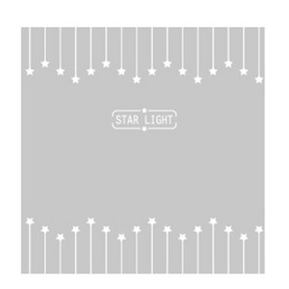 藍樹 星光霧面窗貼, 單一顏色