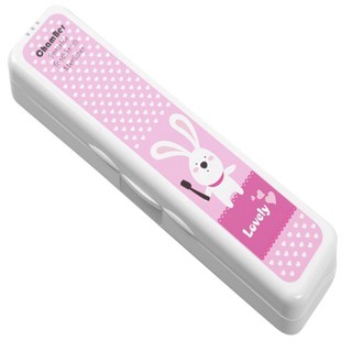 크림챔버 러블리 배터리형 휴대용 칫솔 살균기, DK-901, 래빗