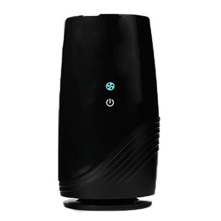 idam 迷你空氣清淨機 桌上型 8㎡, HYGEIA-AIR, 黑色