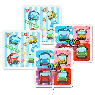 Touch N Touch HOOK TAYO小巴士印花無痕黏貼掛勾4入組 L號, 9方命中, 1套