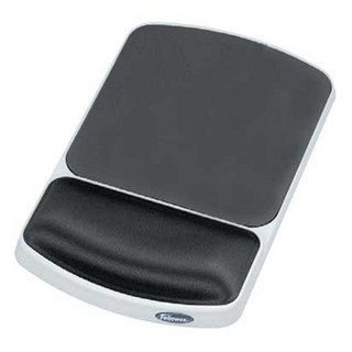 Fellowes 斐樂 凝膠滑鼠墊, 灰色, 1個