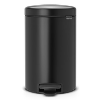 brabantia New Icon腳踏式垃圾桶, 霧面黑