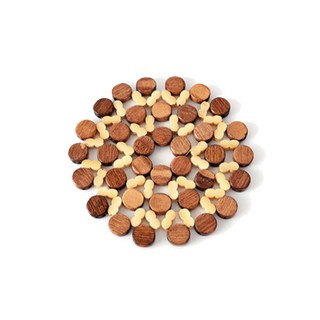 대나무 다용도 받침대 소, 혼합색상, 1개