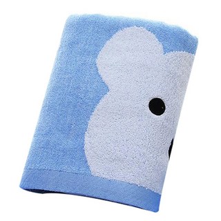 THE ZAKKA 可愛熊浴巾, 藍色, 1個