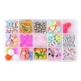 BlueMato 造型串珠組 15款, 混色, 1入