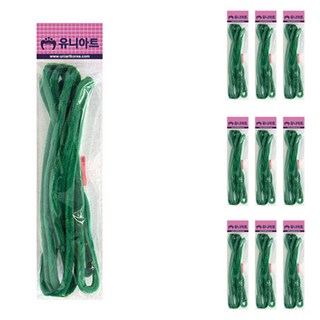 Uniart 一般毛根鐵絲, 綠色, 1組