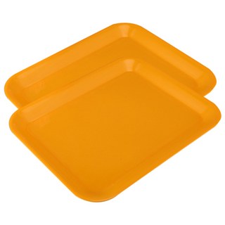 Block Mart 廚房方形托盤 2入, 黃色
