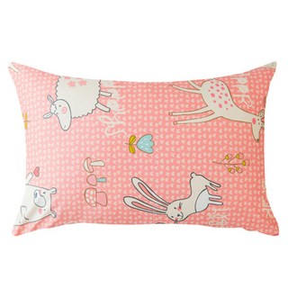 ECONY HOUSE Happiness 枕頭套 + 枕芯, 粉紅色