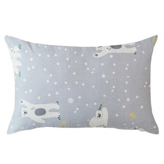 ECONY HOUSE 北極熊枕頭套 + 枕芯, 灰色