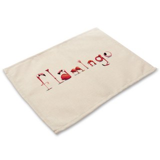 비케이 플라밍고 식탁매트, 9, 가로 42cm x 세로 32cm