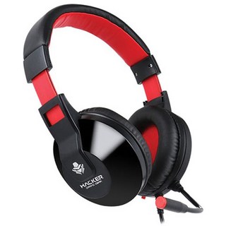 ABKO HACKER立體聲遊戲有線耳機, B90, 黑色的
