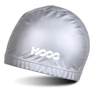 HOOG 聚氨酯塗層泳帽 SUC123, 銀色, 1個
