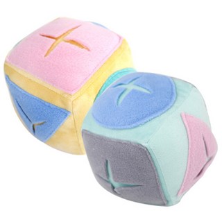 더플래 노즈워크 강아지 플레잉 볼, 옐로우 + 민트, 2개