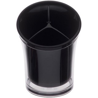 NIneware 韓國製立體餐具筒, 黑色, 1個