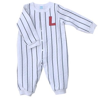 베베원 신생아용 베이스볼 보온 우주복