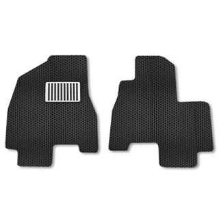 더존 벌집 카매트 돌기형 + 레이싱 발판패드, 기아 올뉴 카니발 (2014년 6월~) (운전석 + 조수석), 블랙