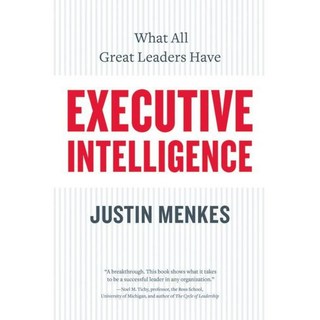 執行智慧：所有偉大領導者都具備的