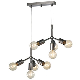 Aljimol BIGBANG 2號 8頭 P/D 燈飾 RG-9-3, 緞面黑