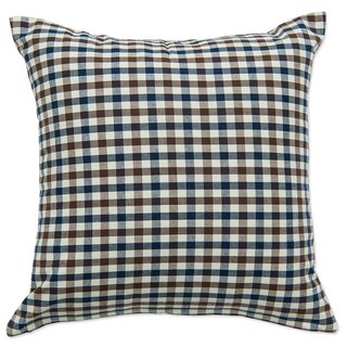 ECONY HOUSE 格紋印花棉質靠枕, 4