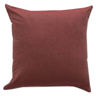 Econy House 色織素色靠墊, 葡萄酒