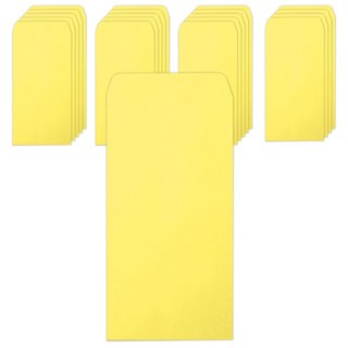 컬러 세로봉투, Yellow, 20개